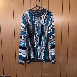 Steven Land Coogi Style Sweater Large